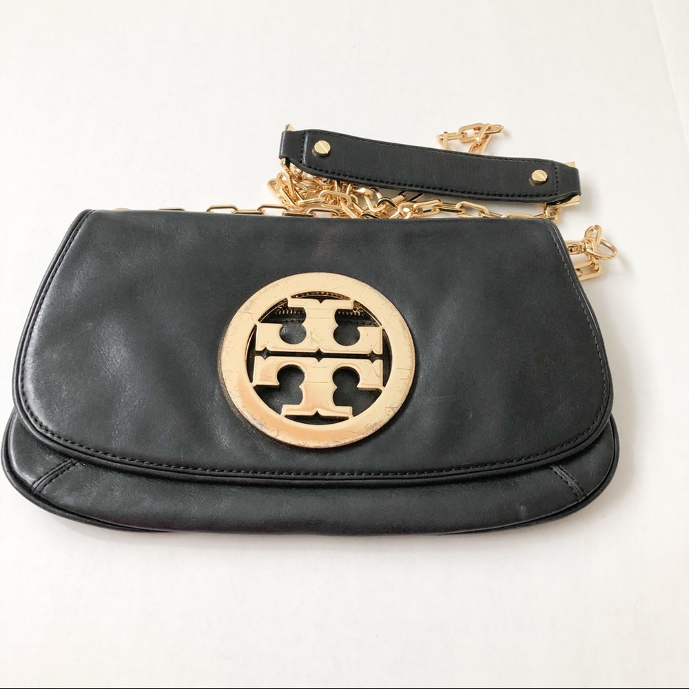 Tory Burch Reva Crossbody w/ gold emblem